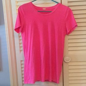 J. Crew Pink Tee!